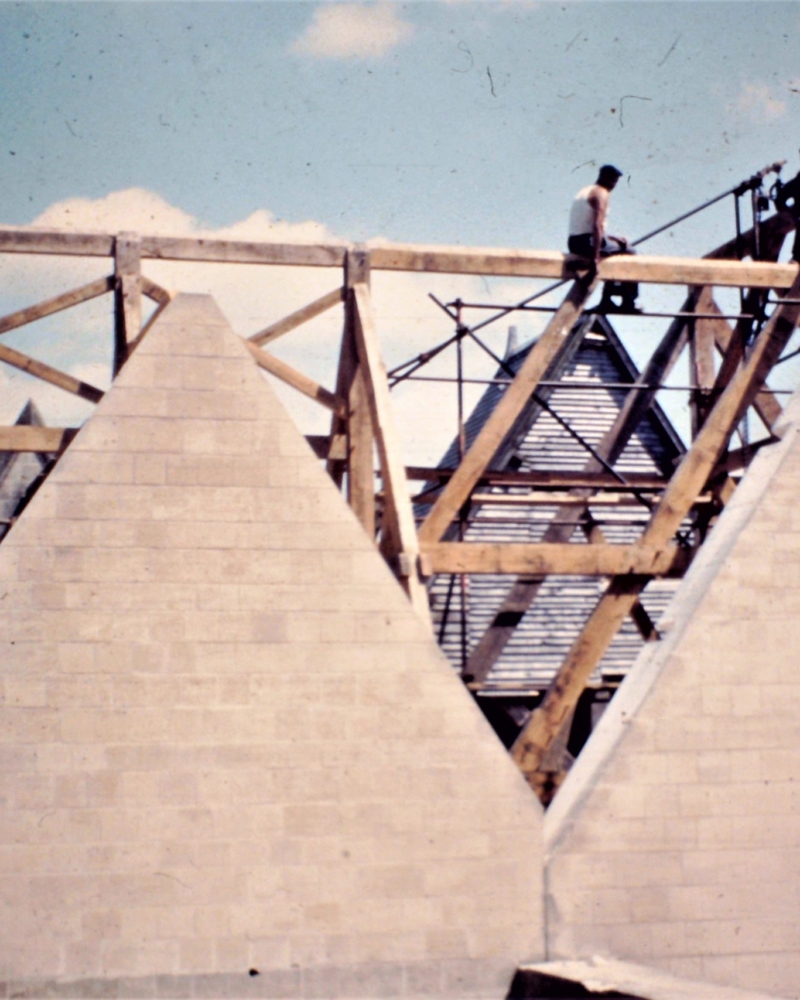 Reconstruction de la charpente de l'église Saint Sulpice de Huppy