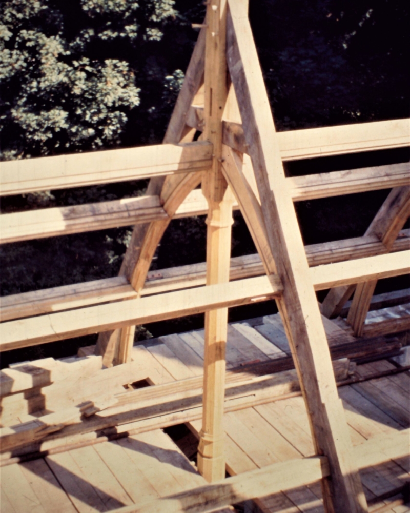 Reconstruction de la charpente de l'église Saint Sulpice de Huppy