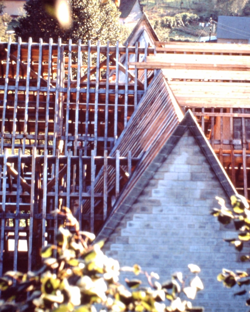 Reconstruction de la charpente de l'église Saint Sulpice de Huppy