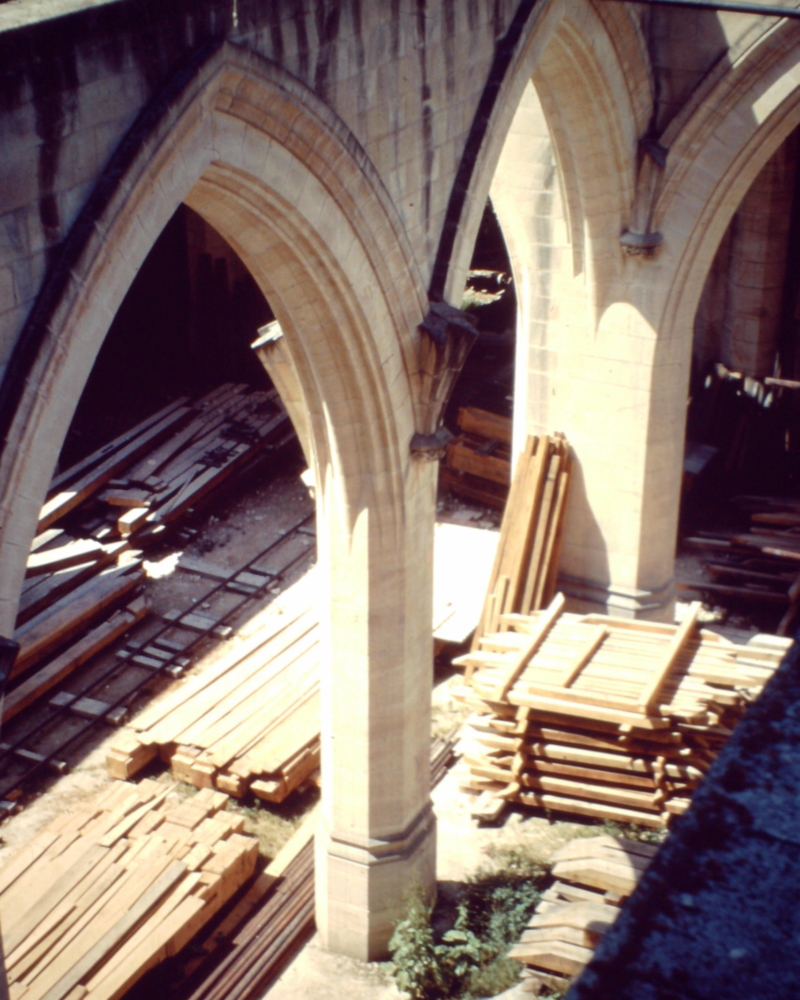 Reconstruction de la charpente de l'église Saint Sulpice de Huppy